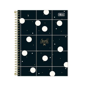CADERNO ESPIRAL CD COLEGIAL 1M WEST VILLAGE 80 FLS TILIBRA
