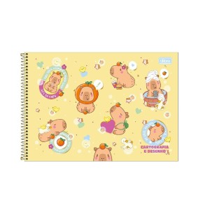 CADERNO ESP CARTOGRAFIA DESENHO CD CAPYCLUB 80 FLS TILIBRA