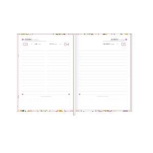 AGENDA COSTURADA DIÁRIA CHARME M4 TILIBRA