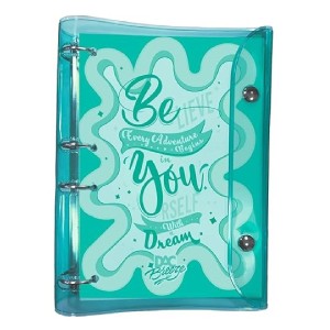 FICHÁRIO UNIVERSITÁRIO PVC CRISTAL BREEZE VERDE