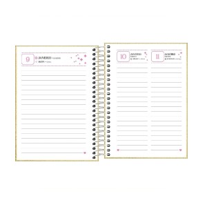 AGENDA ESPIRAL DIÁRIA SHINE TILIBRA