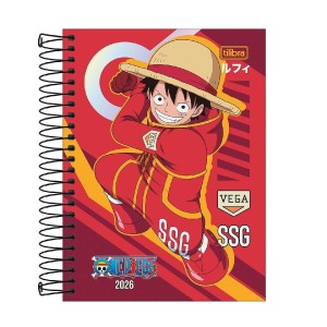 AGENDA ESPIRAL DIÁRIA ONE PIECE M4 TILIBRA
