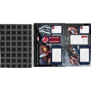 AGENDA ESPIRAL DIÁRIA AVENGERS TILIBRA