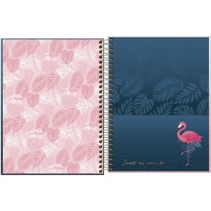 CADERNO ESPIRAL CD COLEGIAL 1M ALOHA 80 FLS TILIBRA