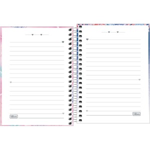 CADERNETA ESPIRAL CAPA DURA 1/8 WONDER 80 FOLHAS TILIBRA