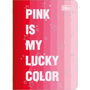 CADERNETA GRAMPEADA LOVE PINK 32 FOLHAS TILIBRA