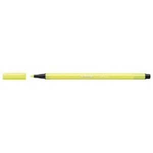 CANETA PEN 68/024 AMARELO NEON STABILO