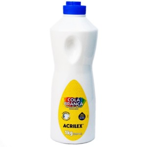 COLA LÍQUIDA BRANCA 1KG ACRILEX