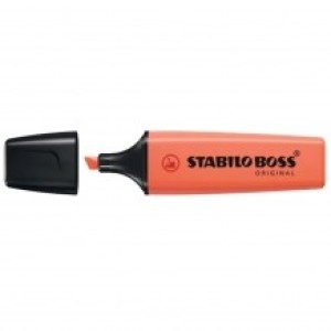 MARCA TEXTO STABILO BOSS CORAL PASTEL 70/140