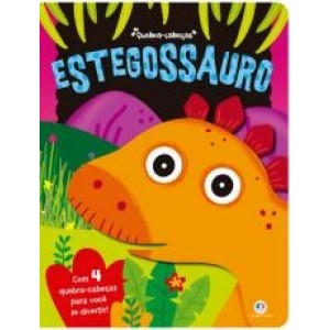 LIVRO+QUEBRA-CABEÇA ESTEGOSSAURO CIRANDA CULTURAL