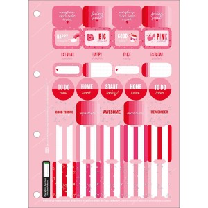 REFIL PARA FICHÁRIO UNIVERSITÁRIO LOVE PINK 80 FLS TILIBRA