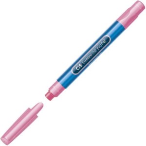 CANETA MARCA TEXTO LUMINI GEL PASTEL ROSA CIS