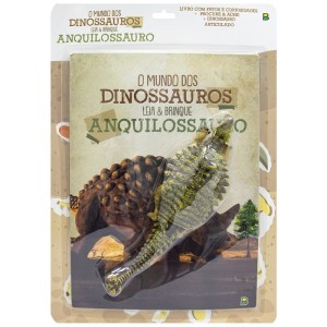 MUNDO DOS DINOSSAUROS,LEIA & BRINQUE ANQUILOSSAURO