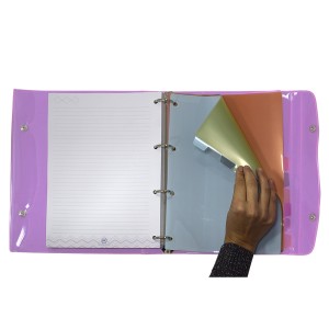 FICHÁRIO UNIVERSITÁRIO CRISTAL BREEZE LILÁS 192 FOLHAS DAC