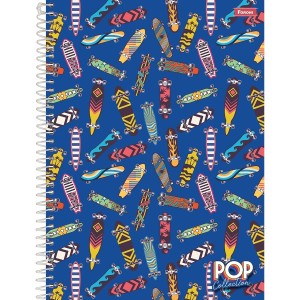 CADERNO ESPIRAL UNIVERSITÁRIO POP COLLECTION 96 FLS FORONI