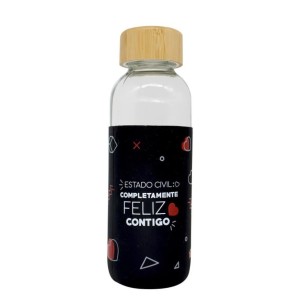 GARRAFA ECO 450ML FELIZ CONTIGO - ZONA CRIATIVA