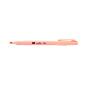 CANETA MARCA TEXTO LUMINI LARANJA PASTEL CIS