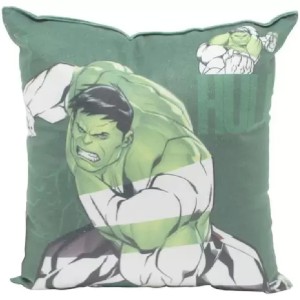 ALMOFADA FIBRA VELUDO 25X25CM HULK ZONA CRIATIVA
