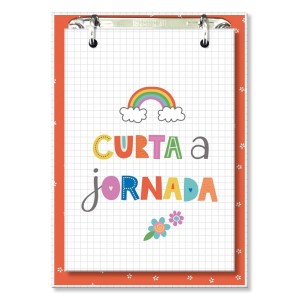 BLOCO OFFICE FRASES COLORIDAS FINA IDEIA